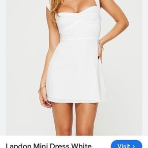 Princess Polly White Mini Dress